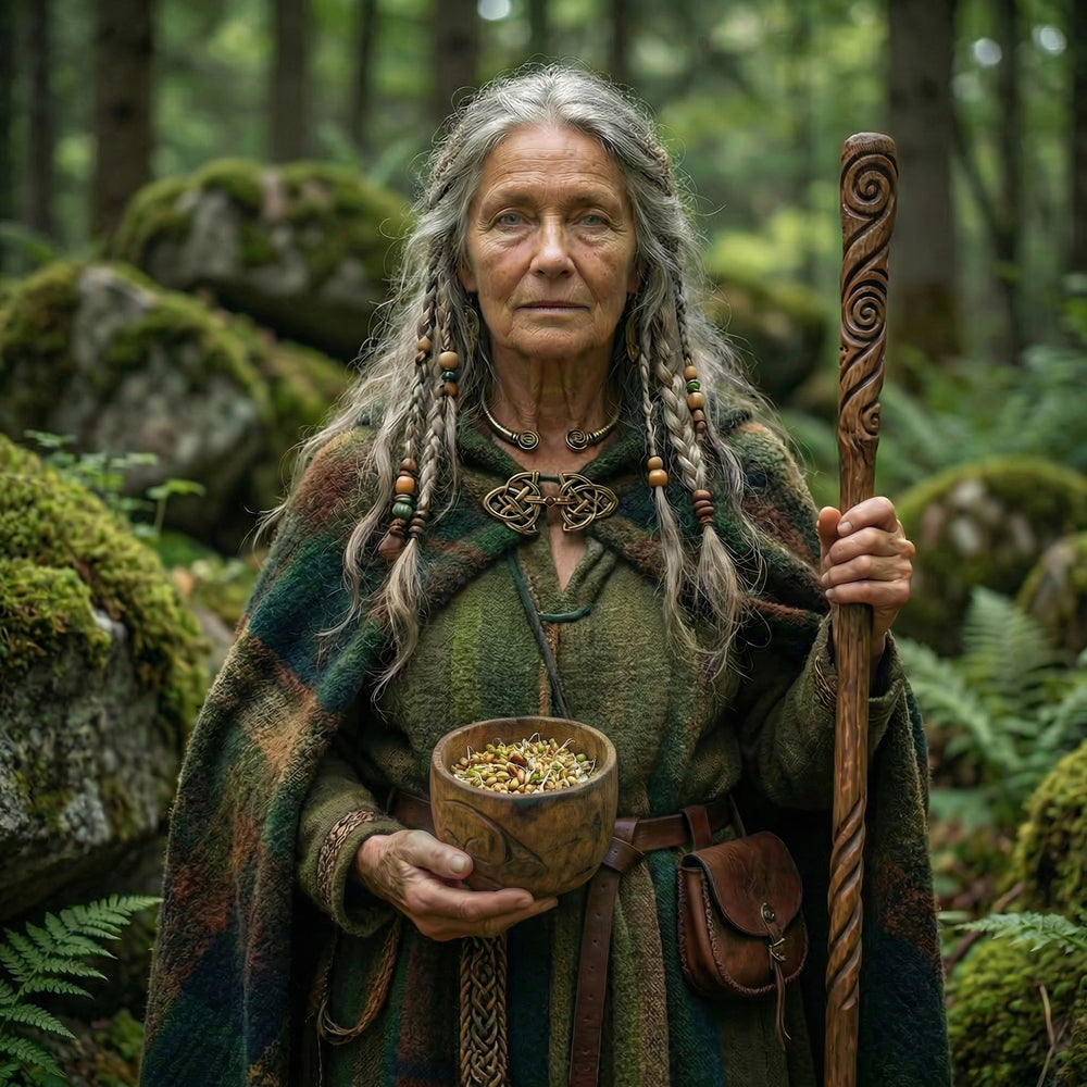 Inspired by the ancient priestesses.
