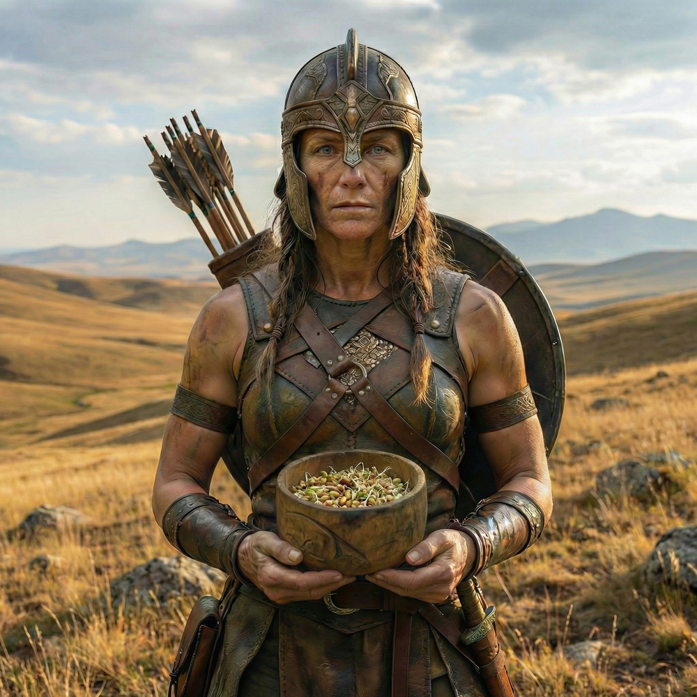Inspired by the ancient warriors.